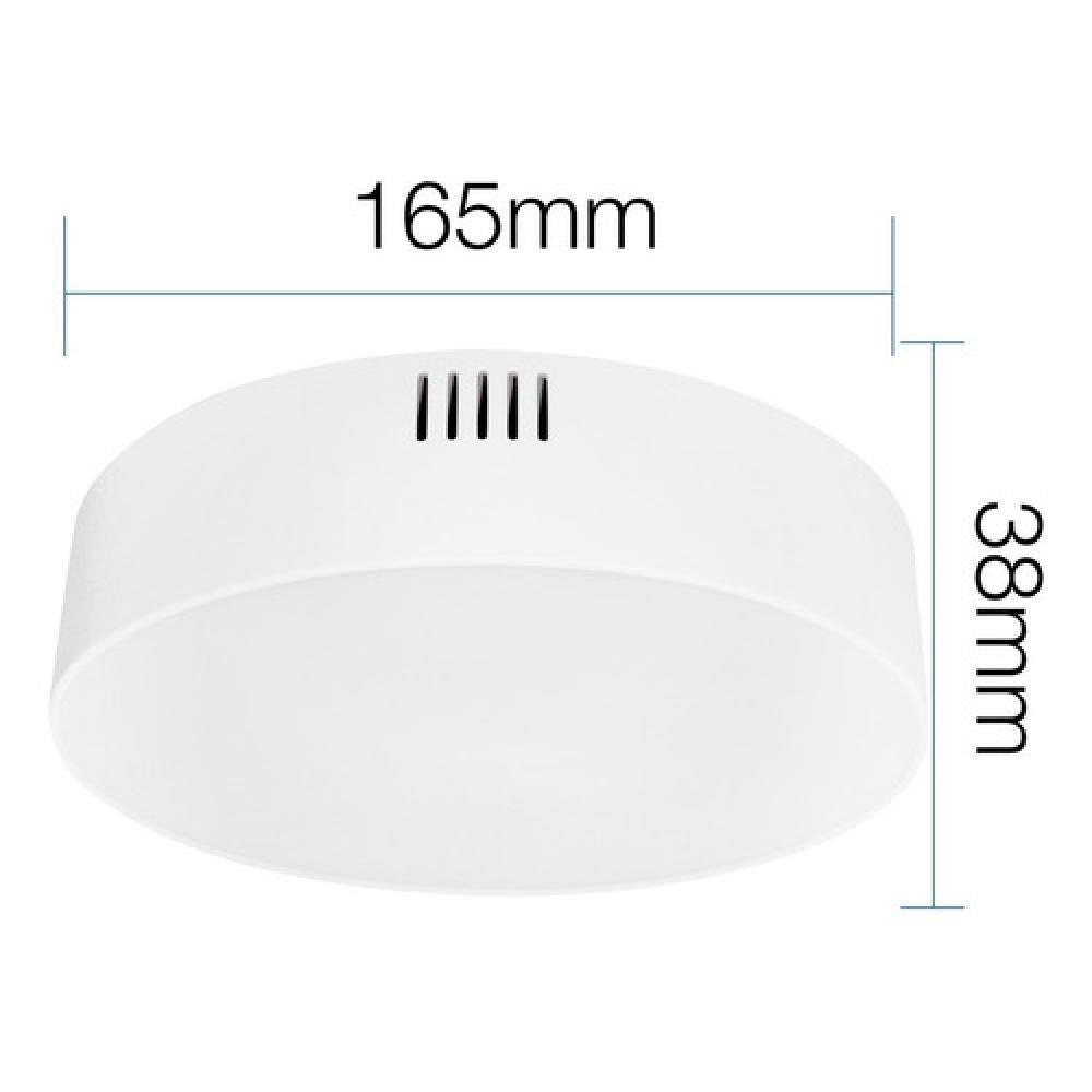 Pack 4 Plafon Panel Led Redondo Sob Itd Decorativo 22w 6000k - Te Importa